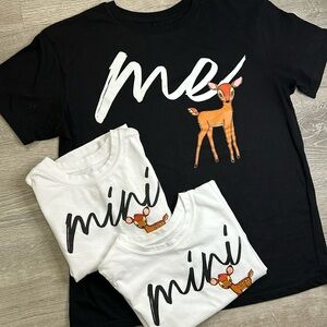 EUC Mommy & Me Matching Disney Shirts 4T & 5T